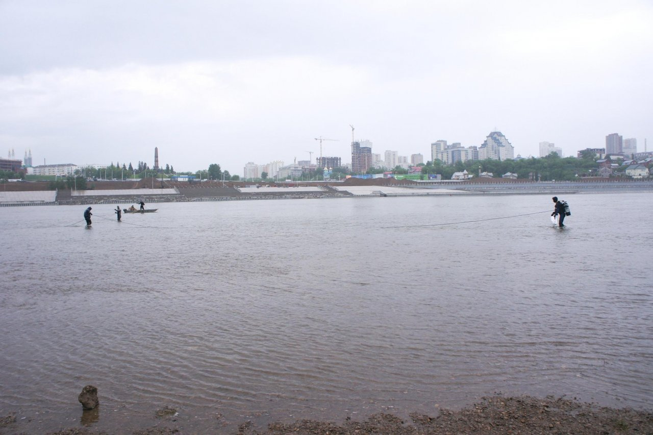 Река белая Уфа пляж