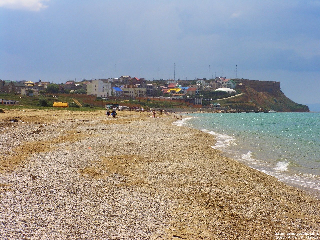 Пляж поселок Орловка Севастополь