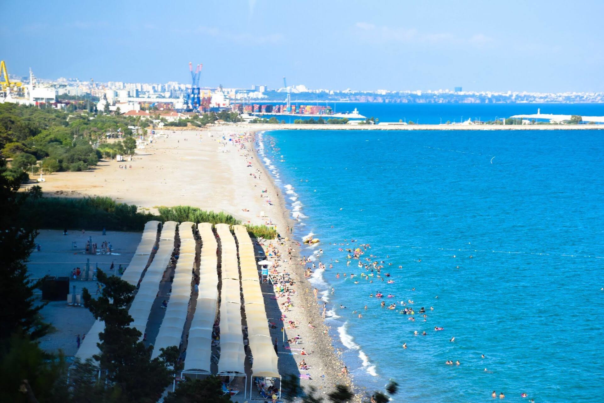 Анталия Турция городской пляж