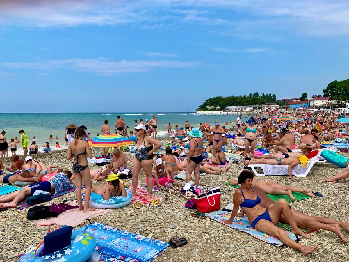 Дивноморск 2020 дикий пляж