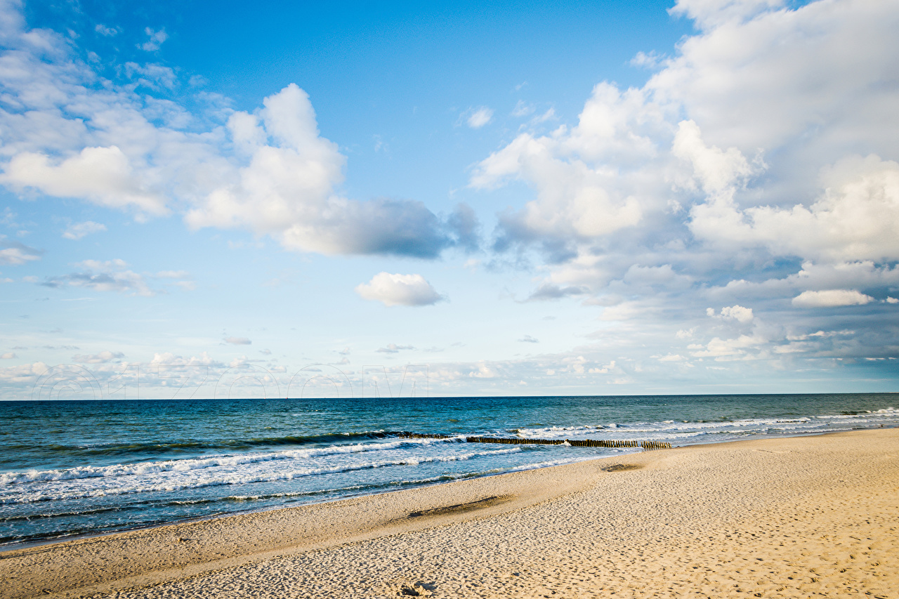 Балтийское море пляж Зеленоградск