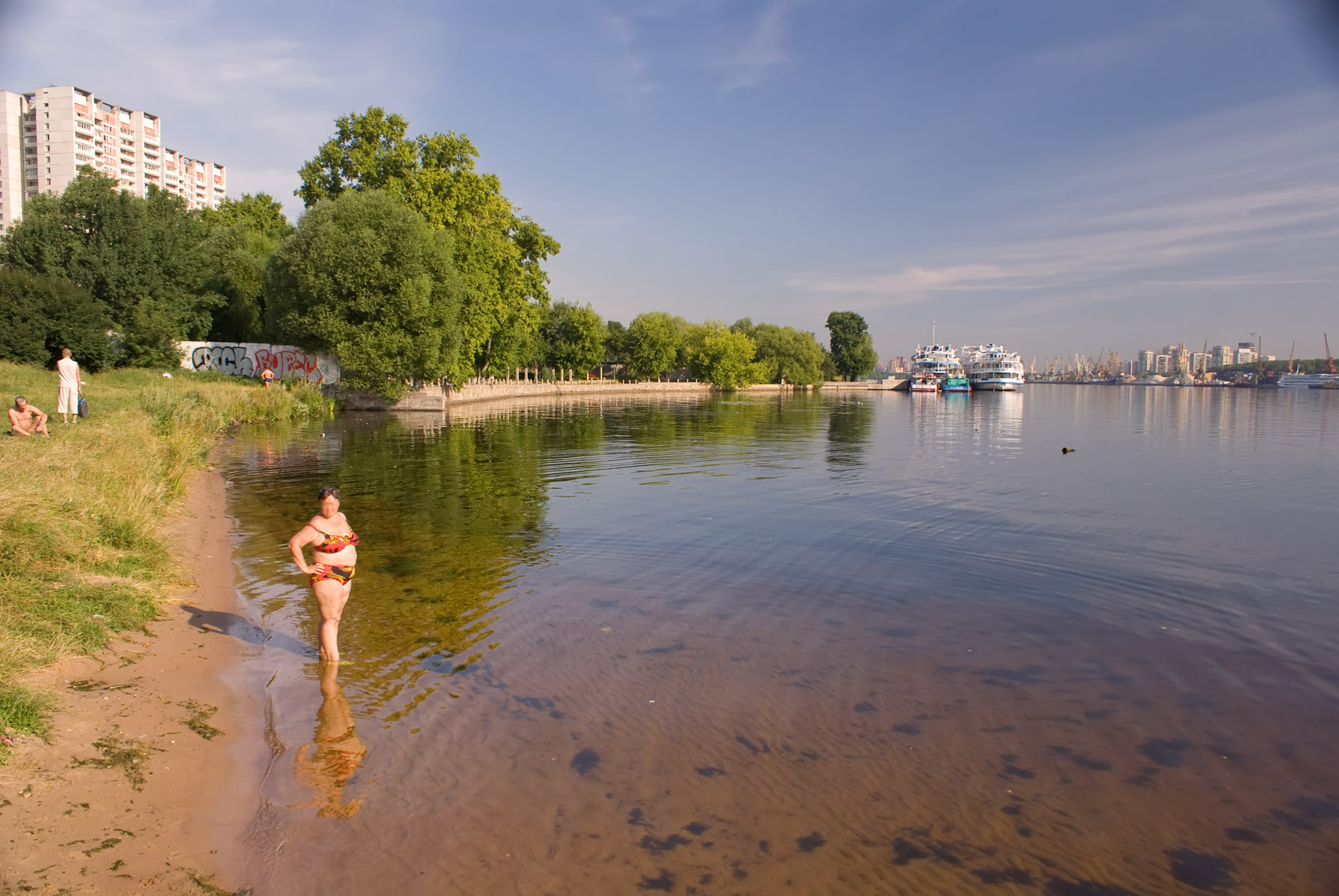 дикий пляж в москве