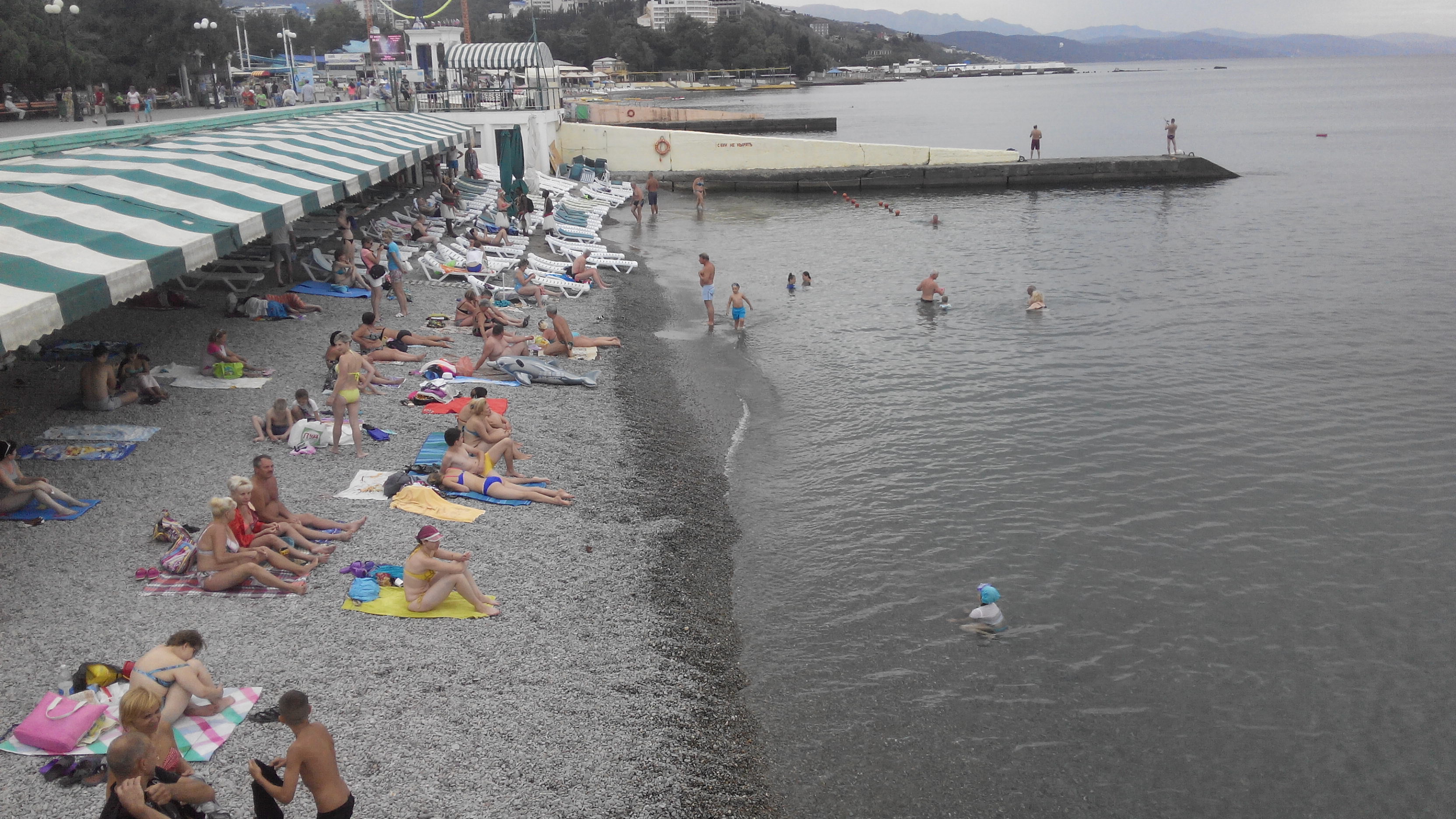 алушта пляж и набережная