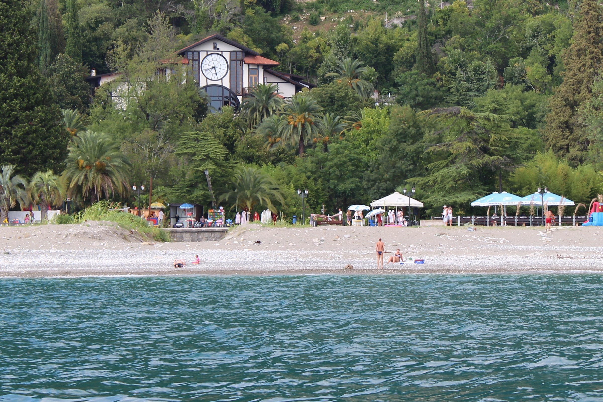 Абхазия Старая Гагра пляж