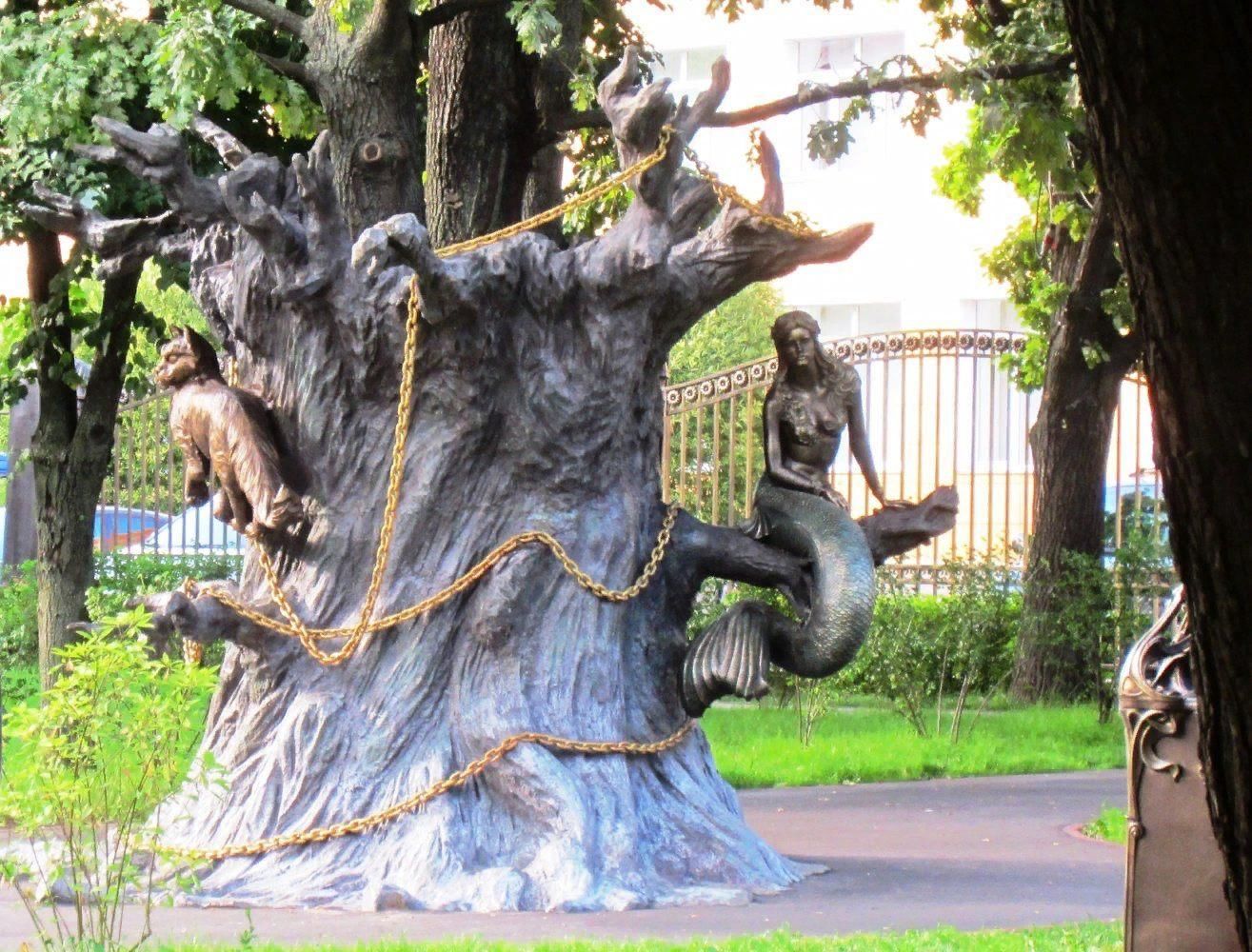 Памятник Лукоморье Таганский парк