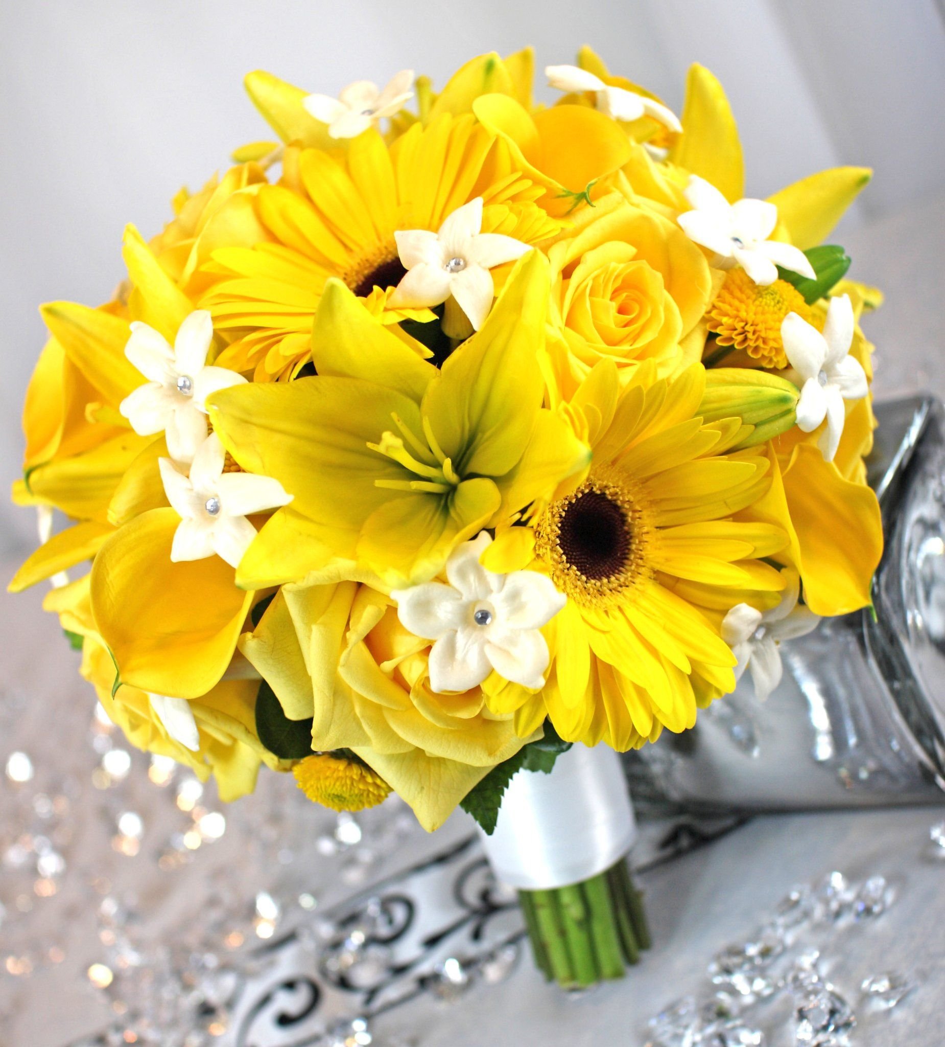 фото красивых желтых цветов