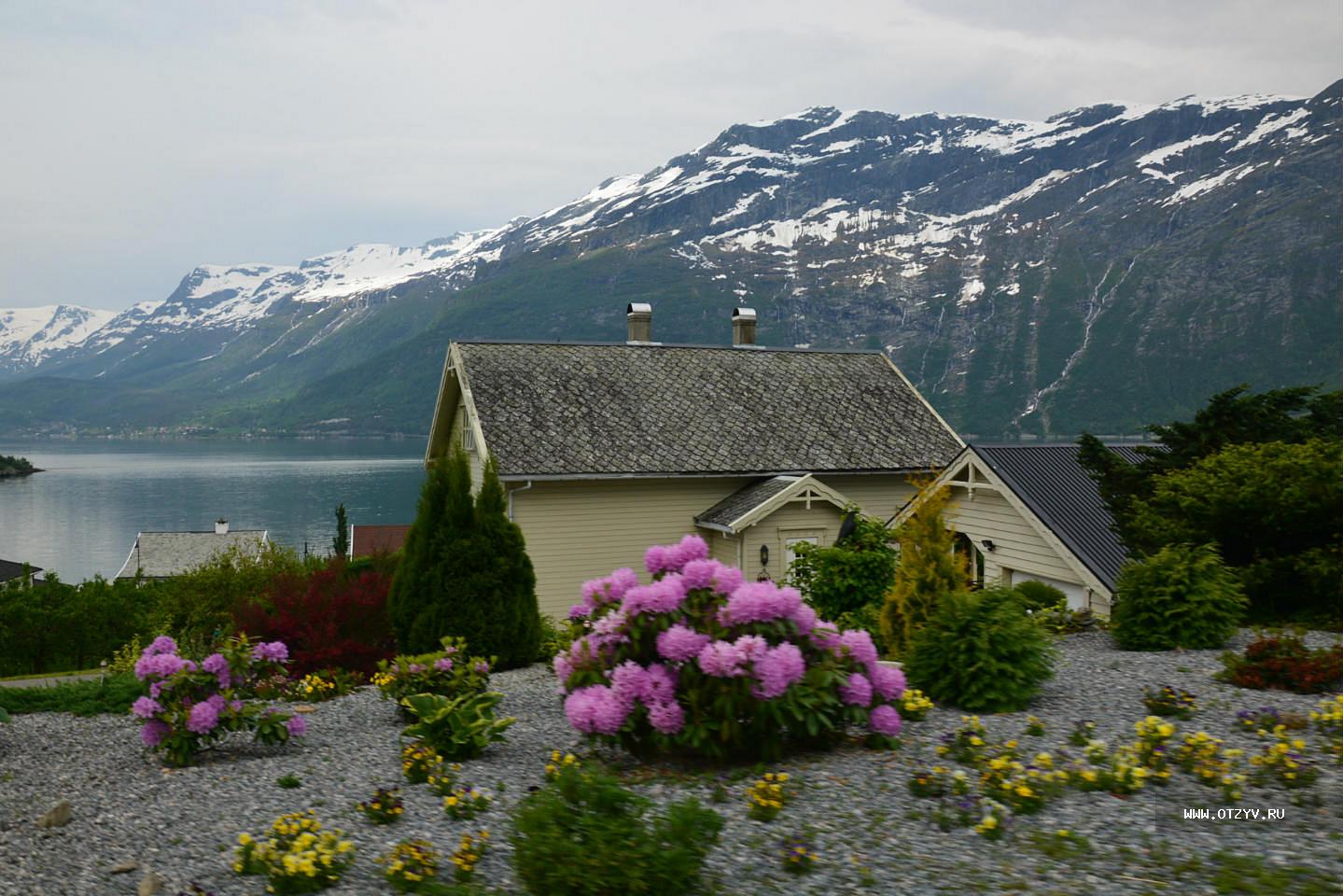Норвегия фьорды весной