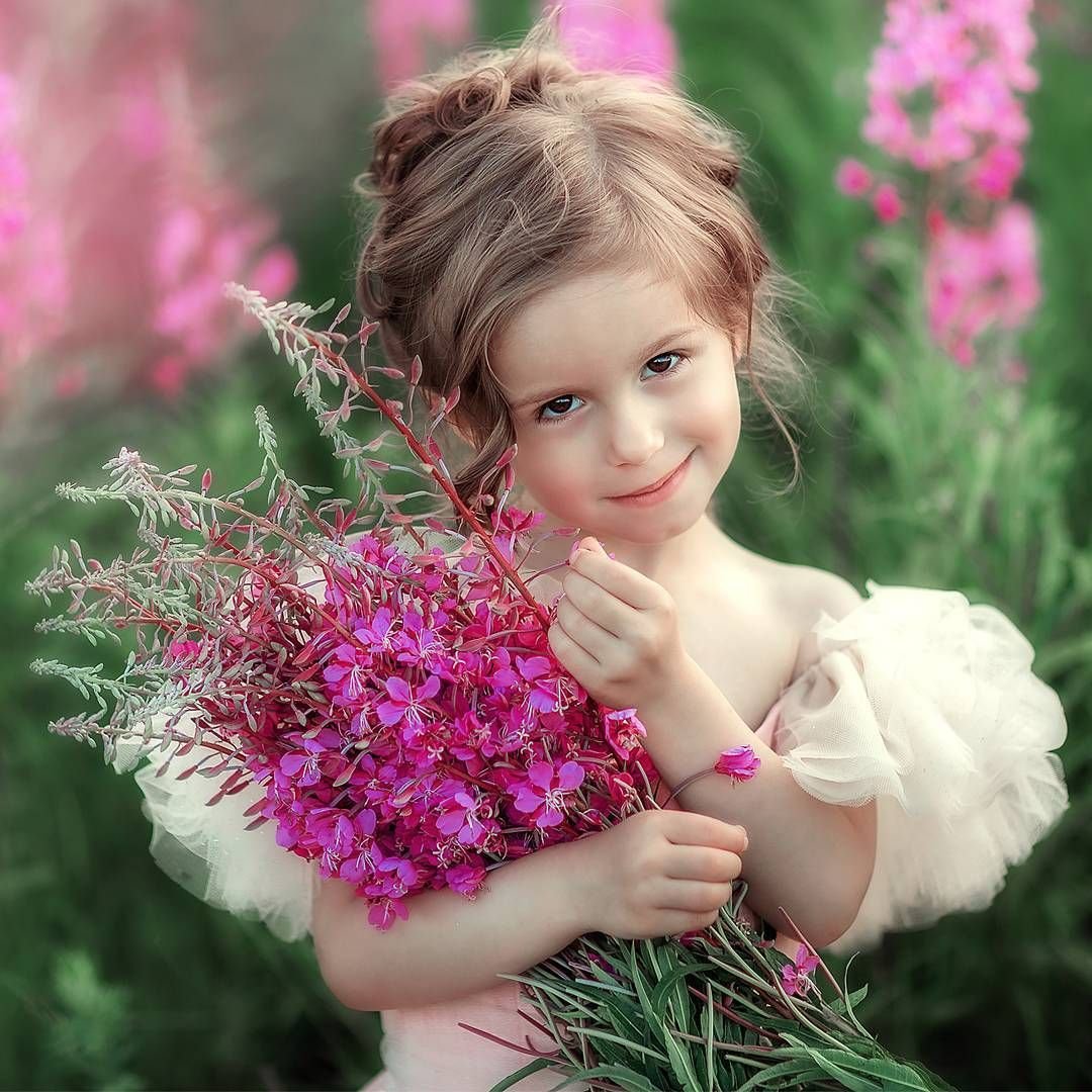 Красивые цветы для детей