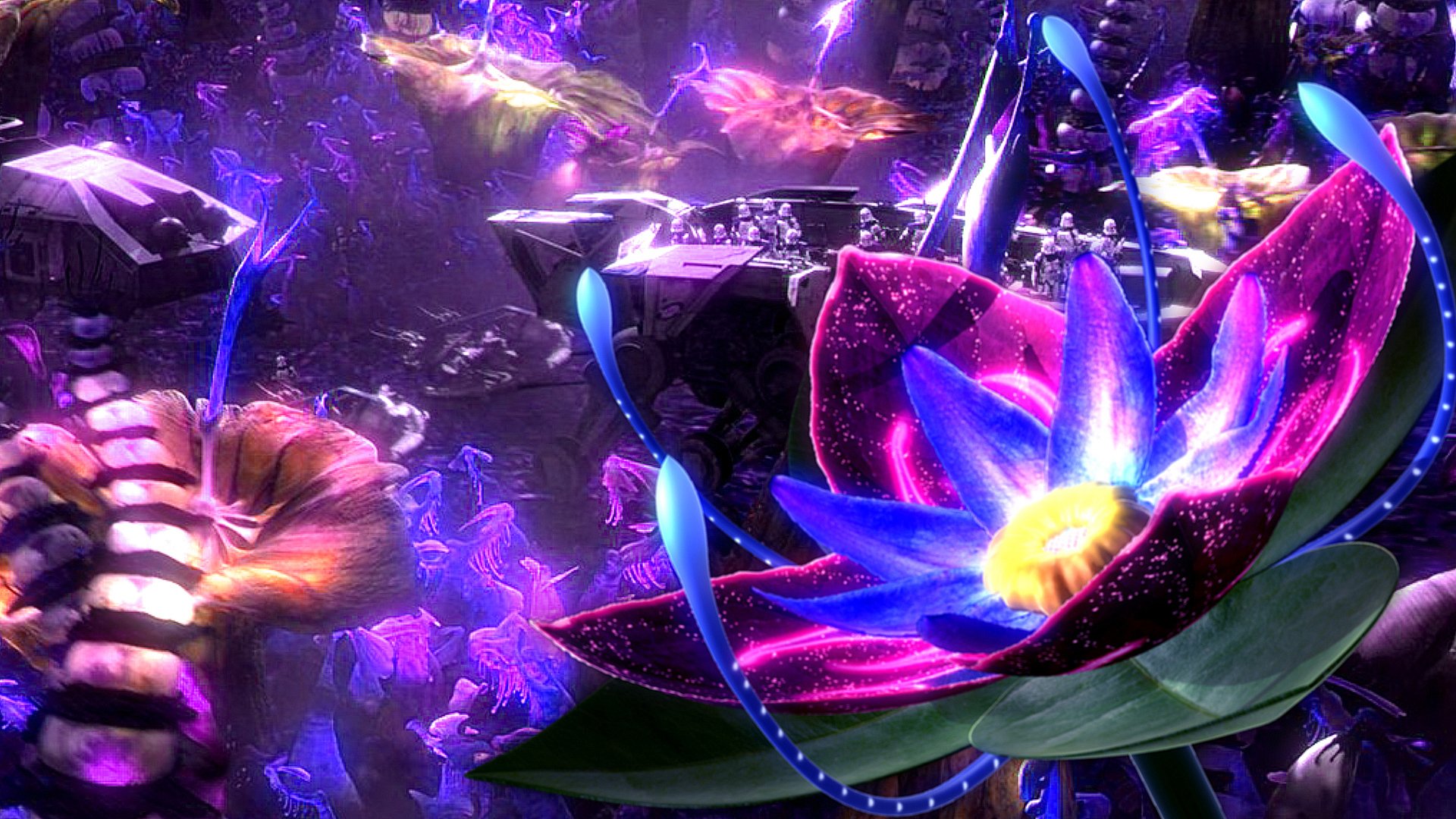 Цветы из фильма аватар