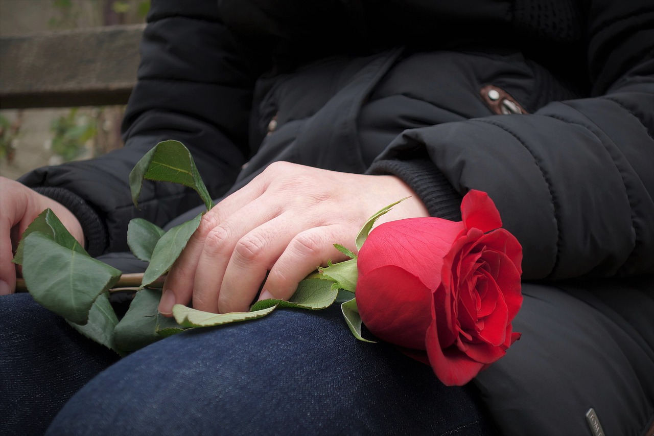 фото домашнее розами руках