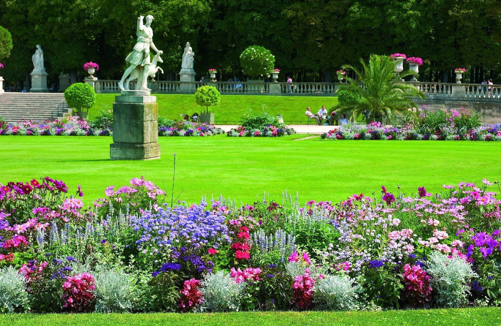 люксембургский сад фото