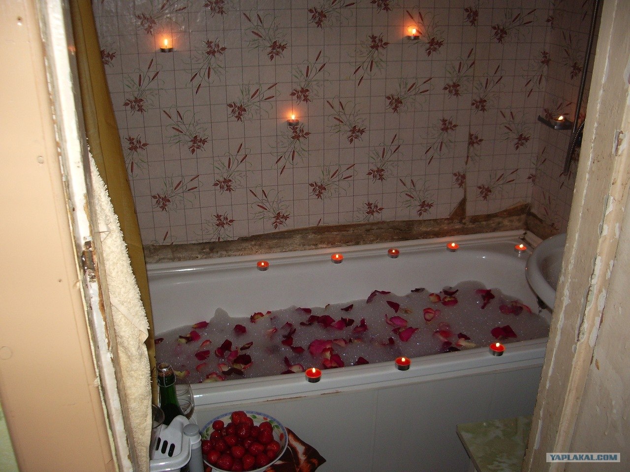 Романтический вечер в ванной в хрущевке
