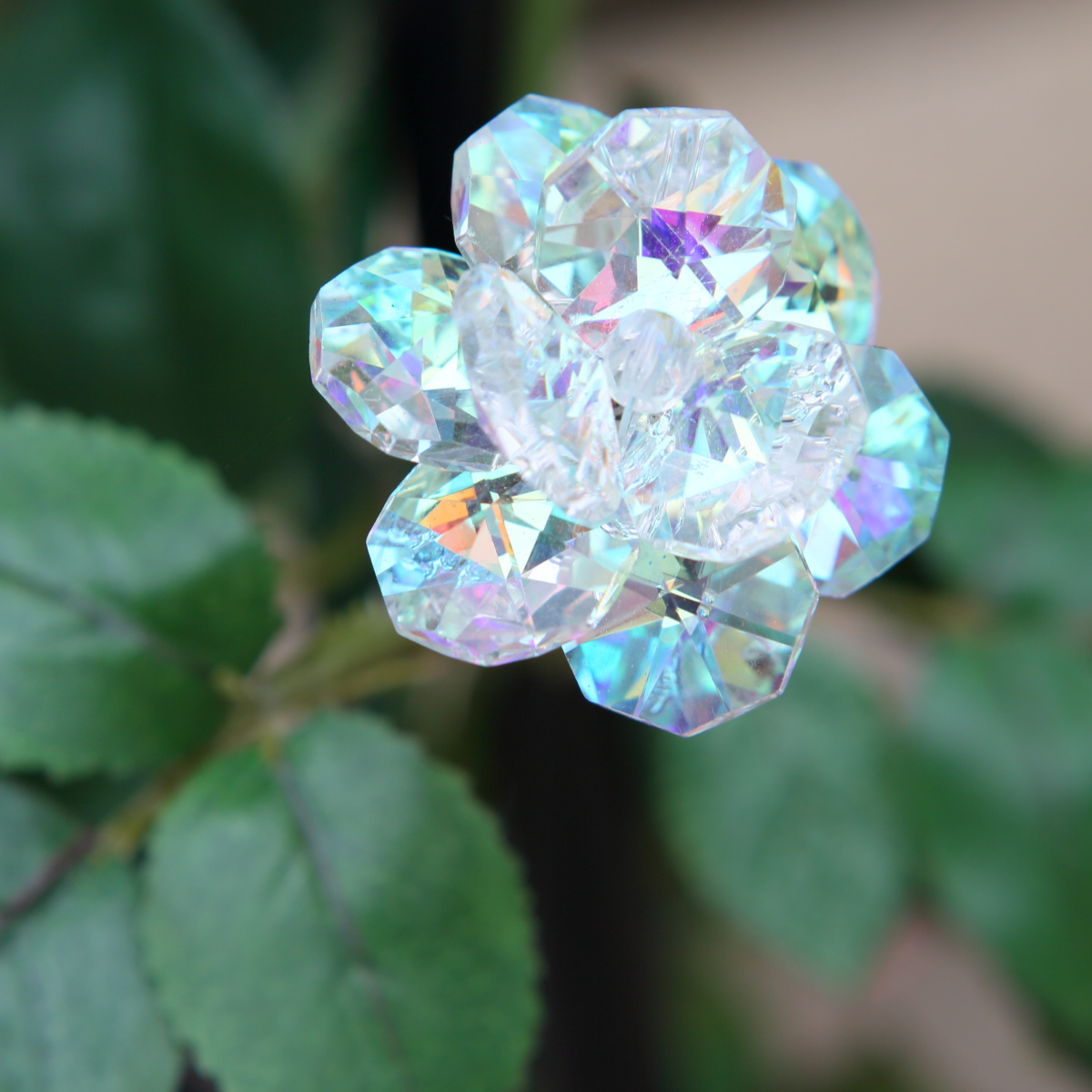 Роза из кристаллов