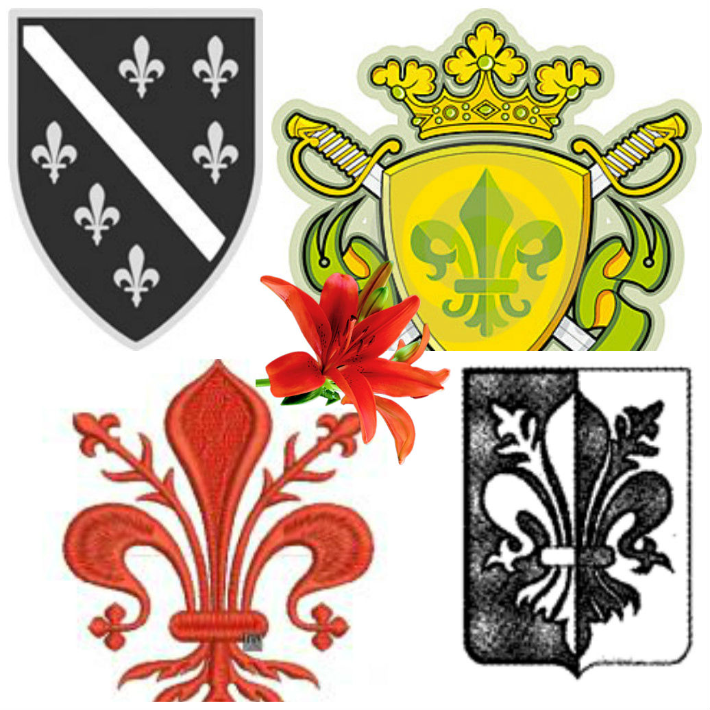 Символы Франции Геральдическая Лилия