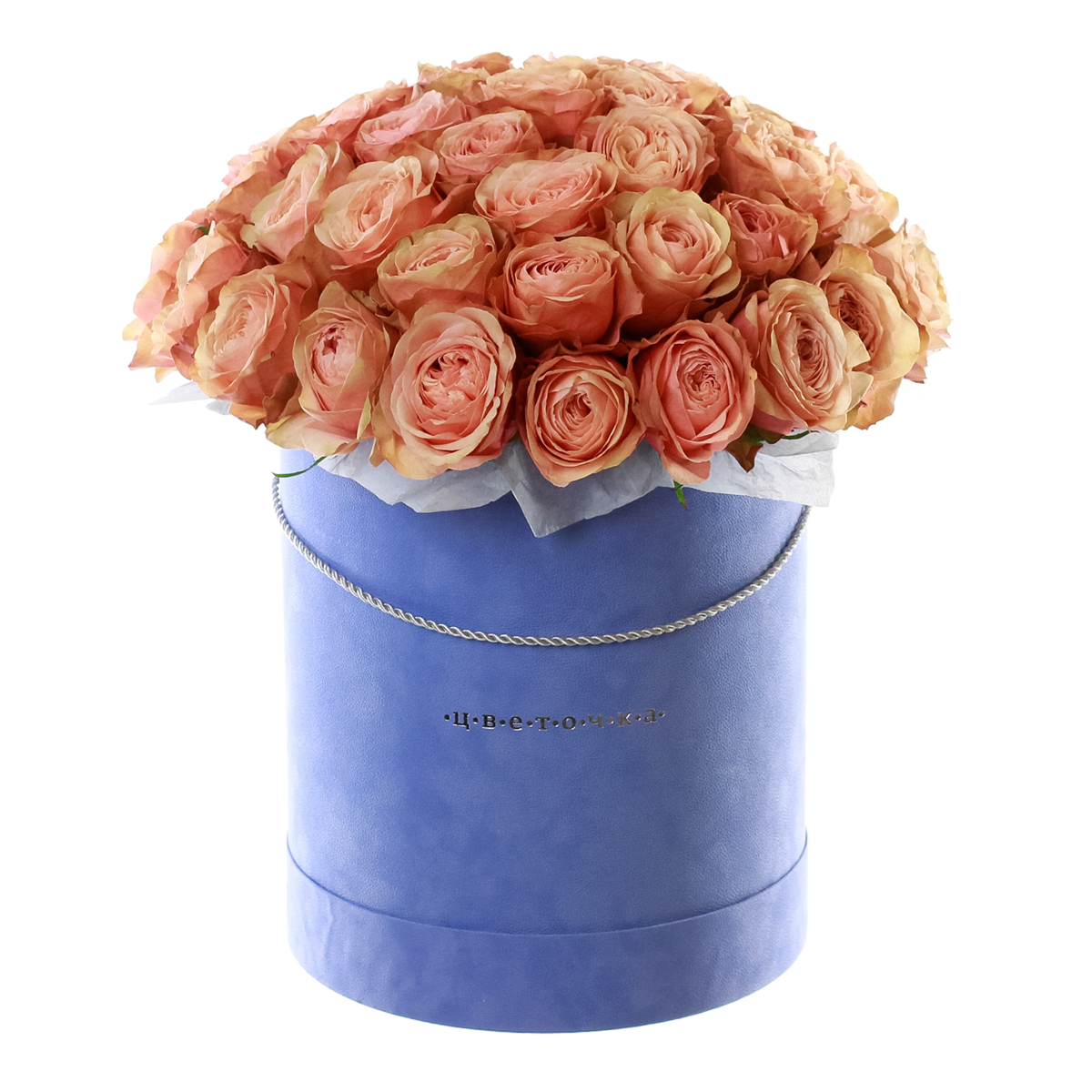 Шляпная коробка розы Шиммер