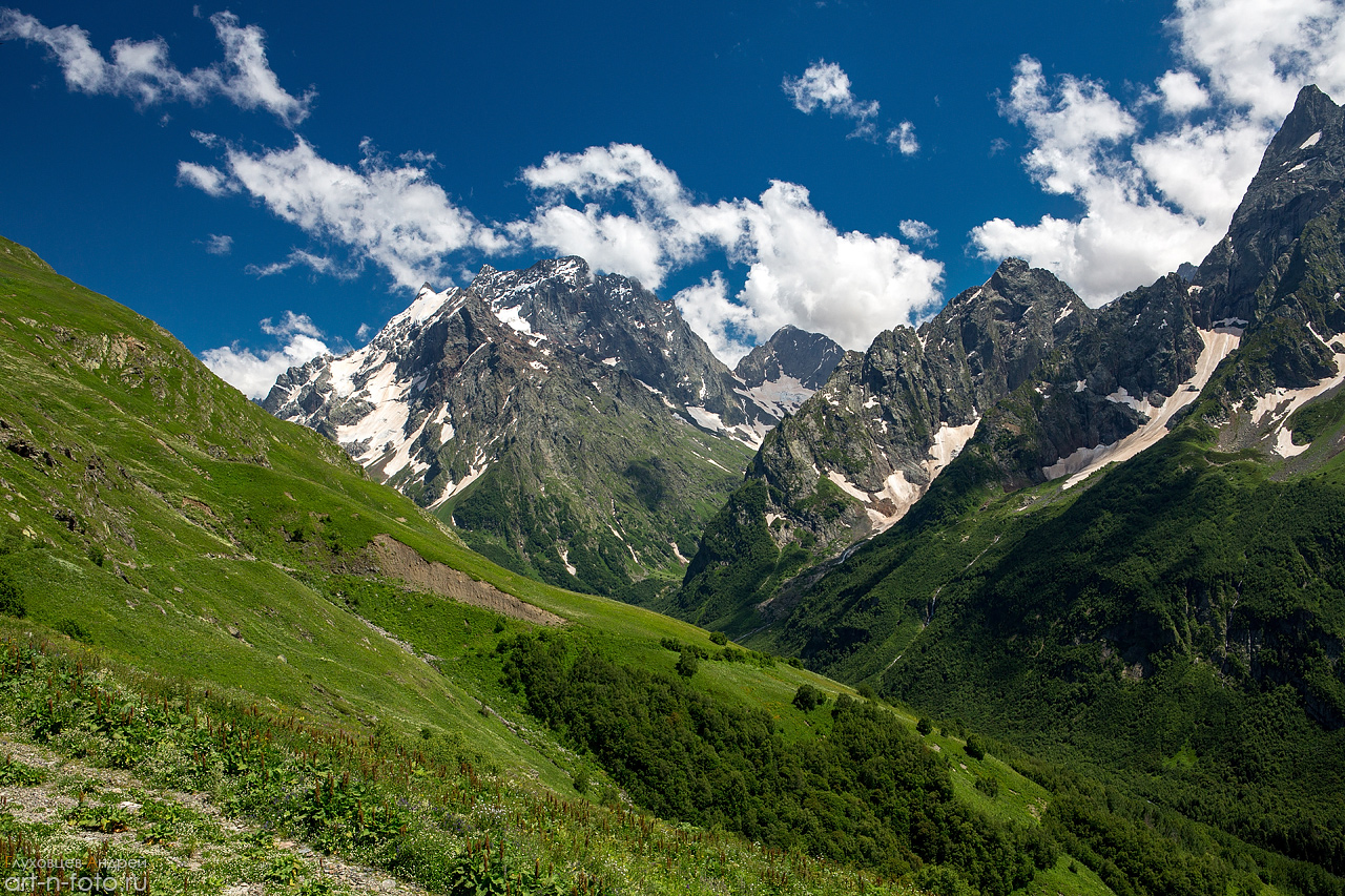 горы кавказа