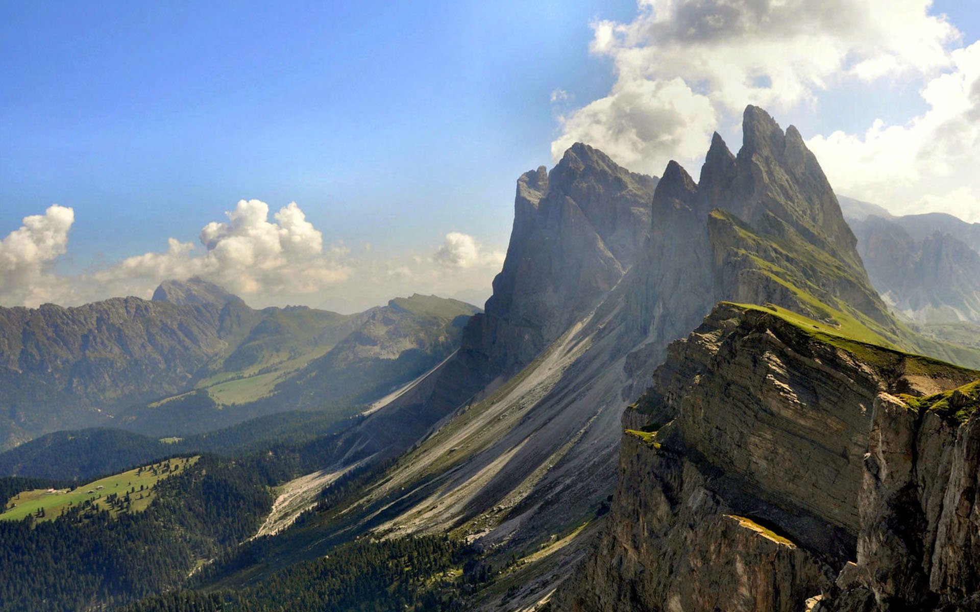 Южные склоны Альп в Италии
