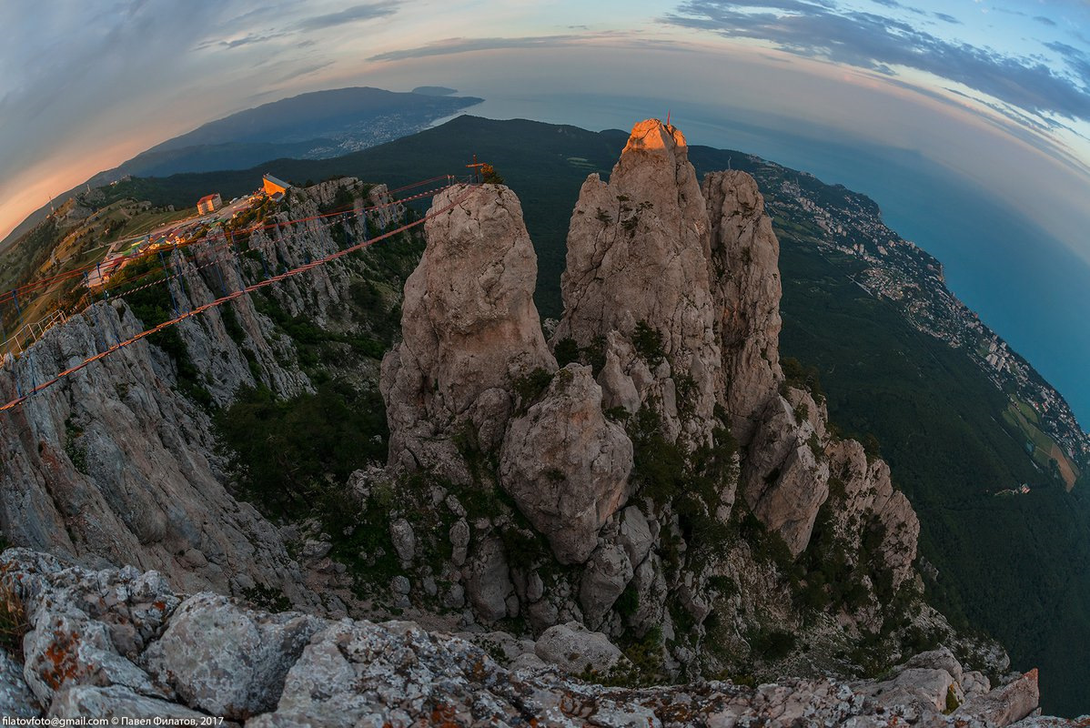 Ай Петри с вертолёта