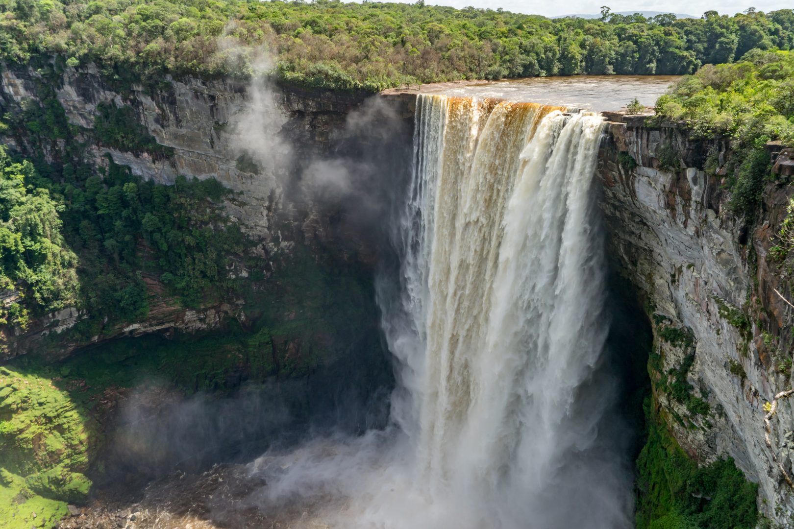 Водопад Кайетур Гайана 4к