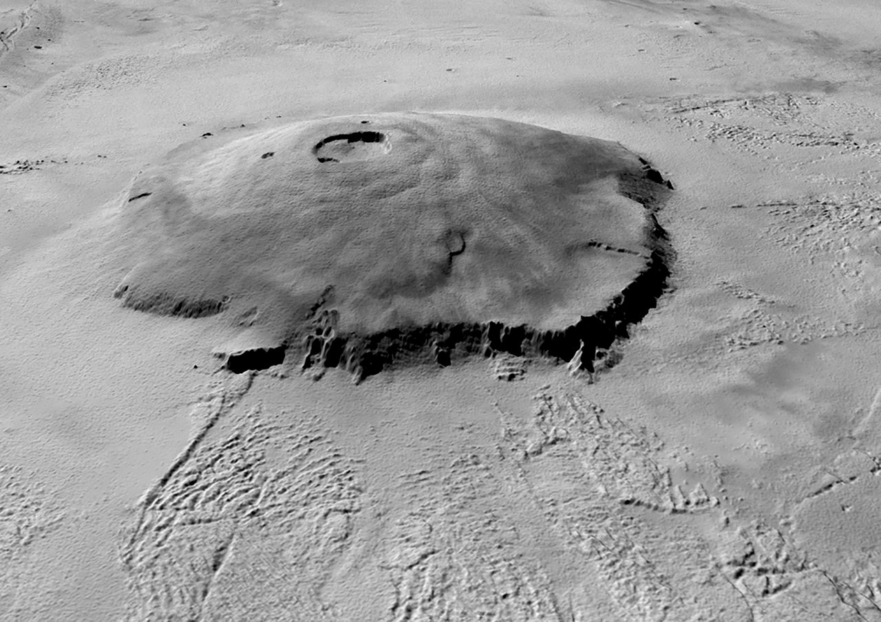 Марс Планета гора Олимп