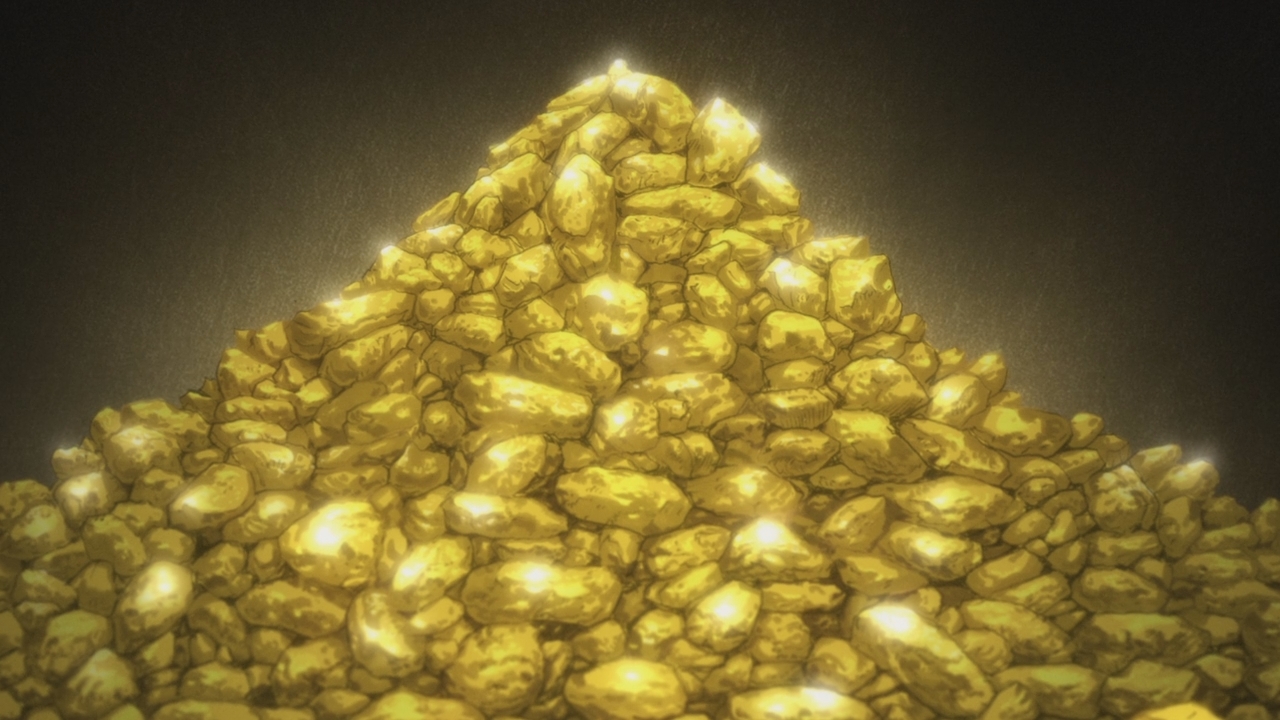 Аниме гора золота