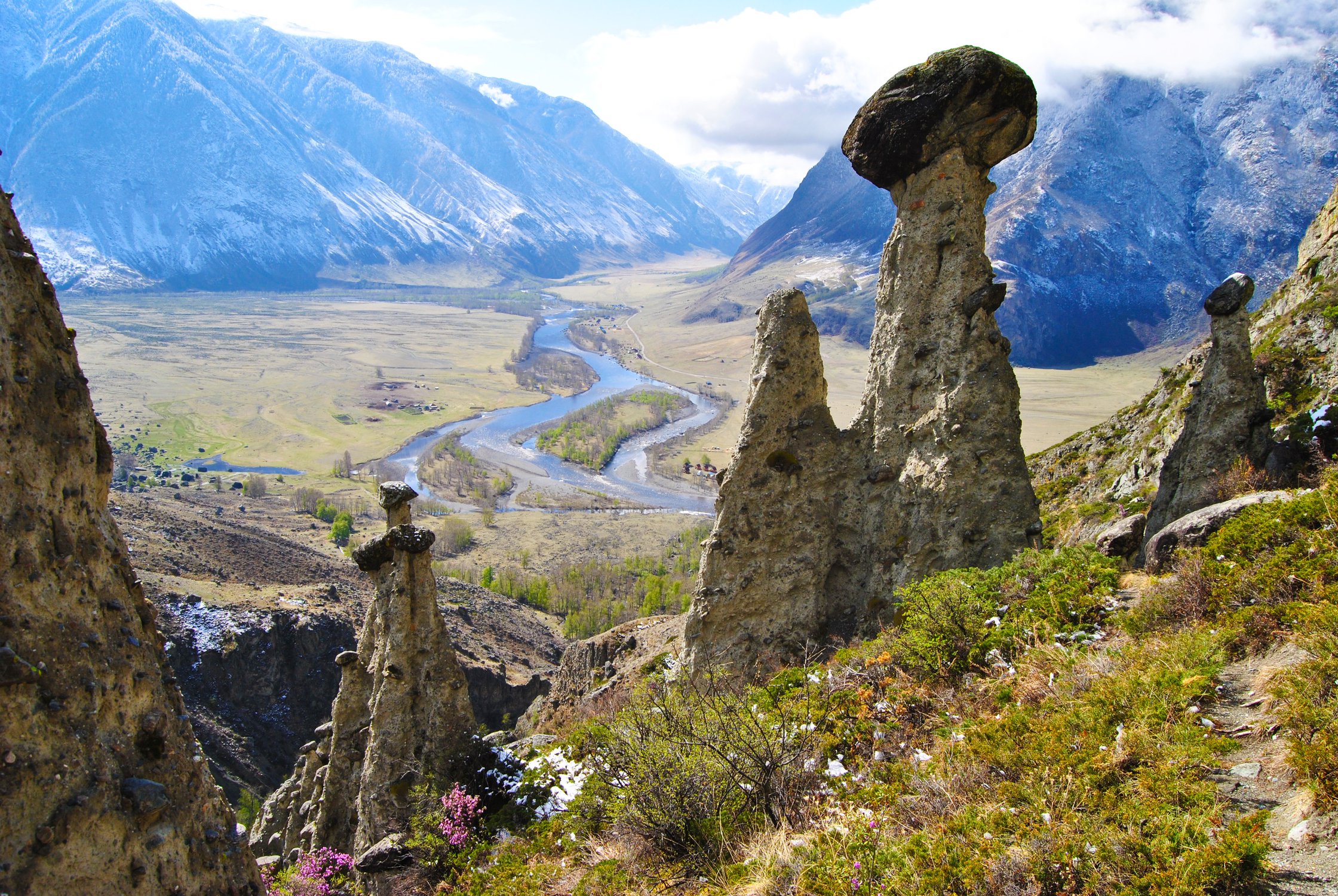 Кату Ярык горный Алтай каменные грибы