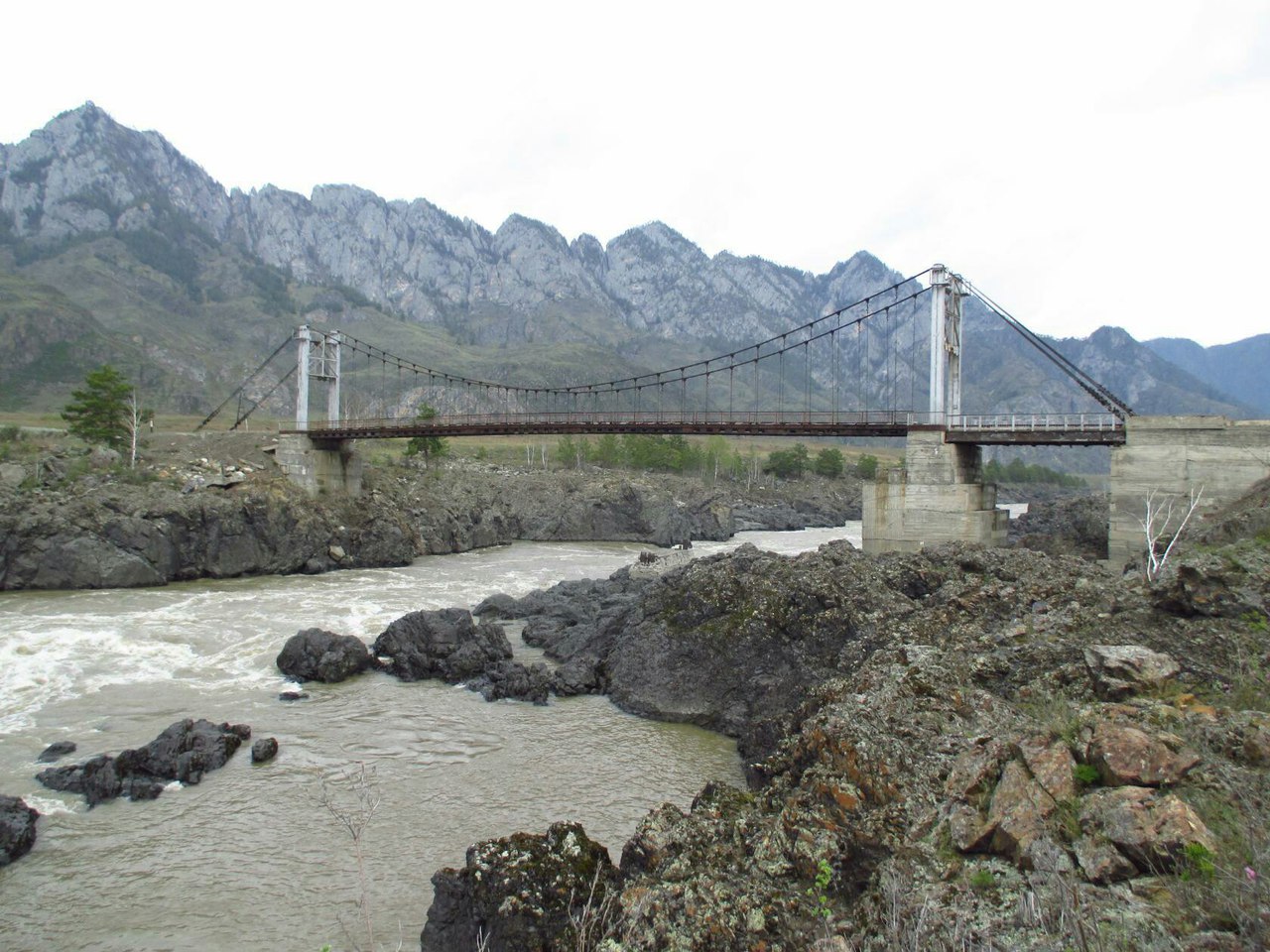 Ороктойский мост на Алтае фотосессия