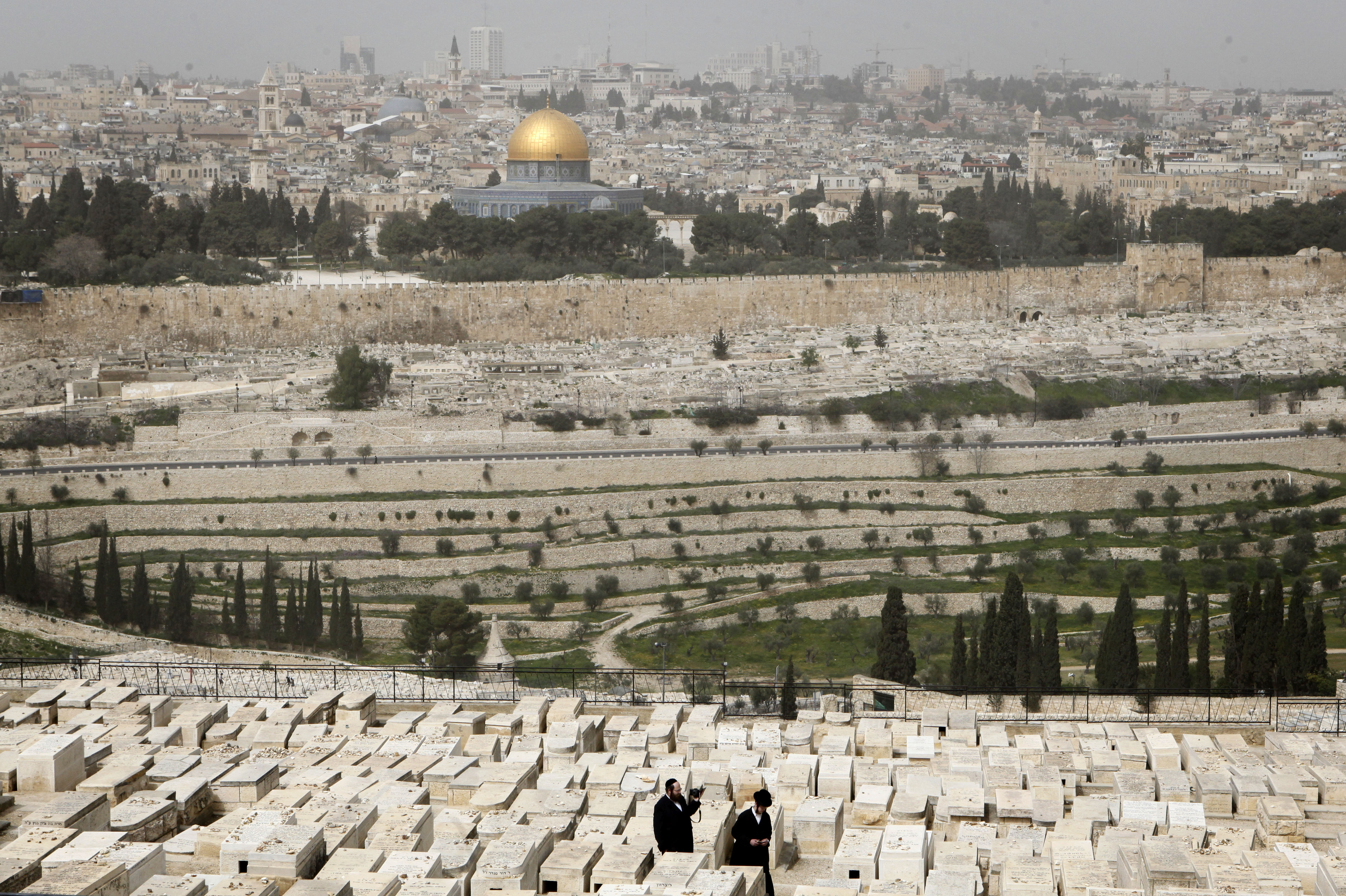 Иерусалим кладбище на масличной горе