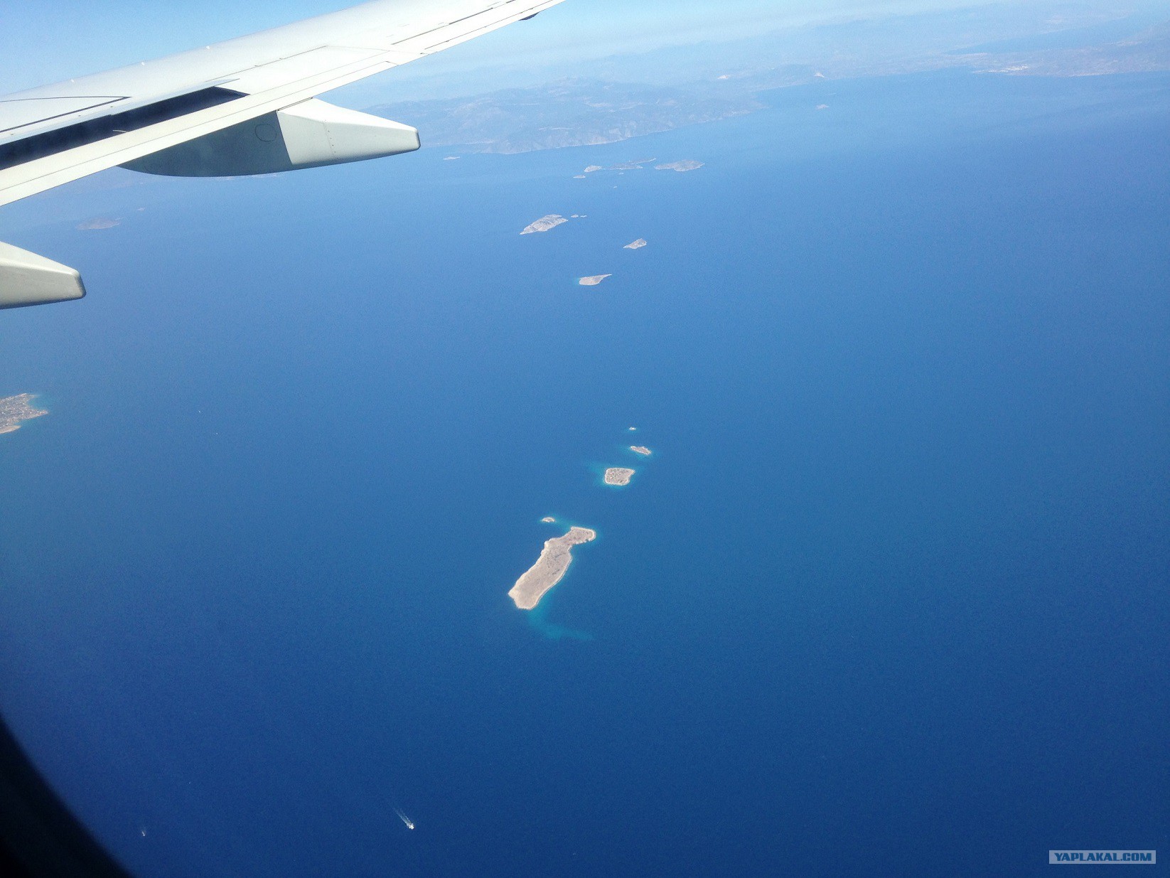 Океан из самолета