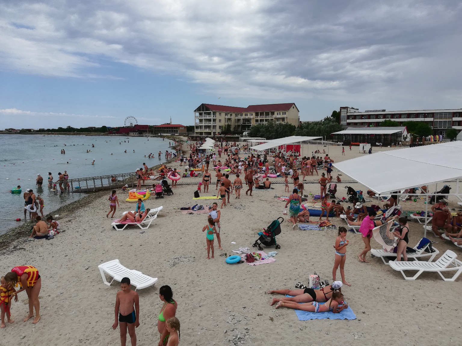 Посёлок Межводное Крым пляж