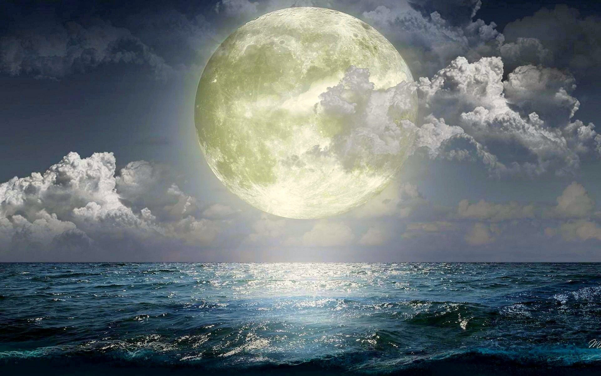 Море ночью картинки