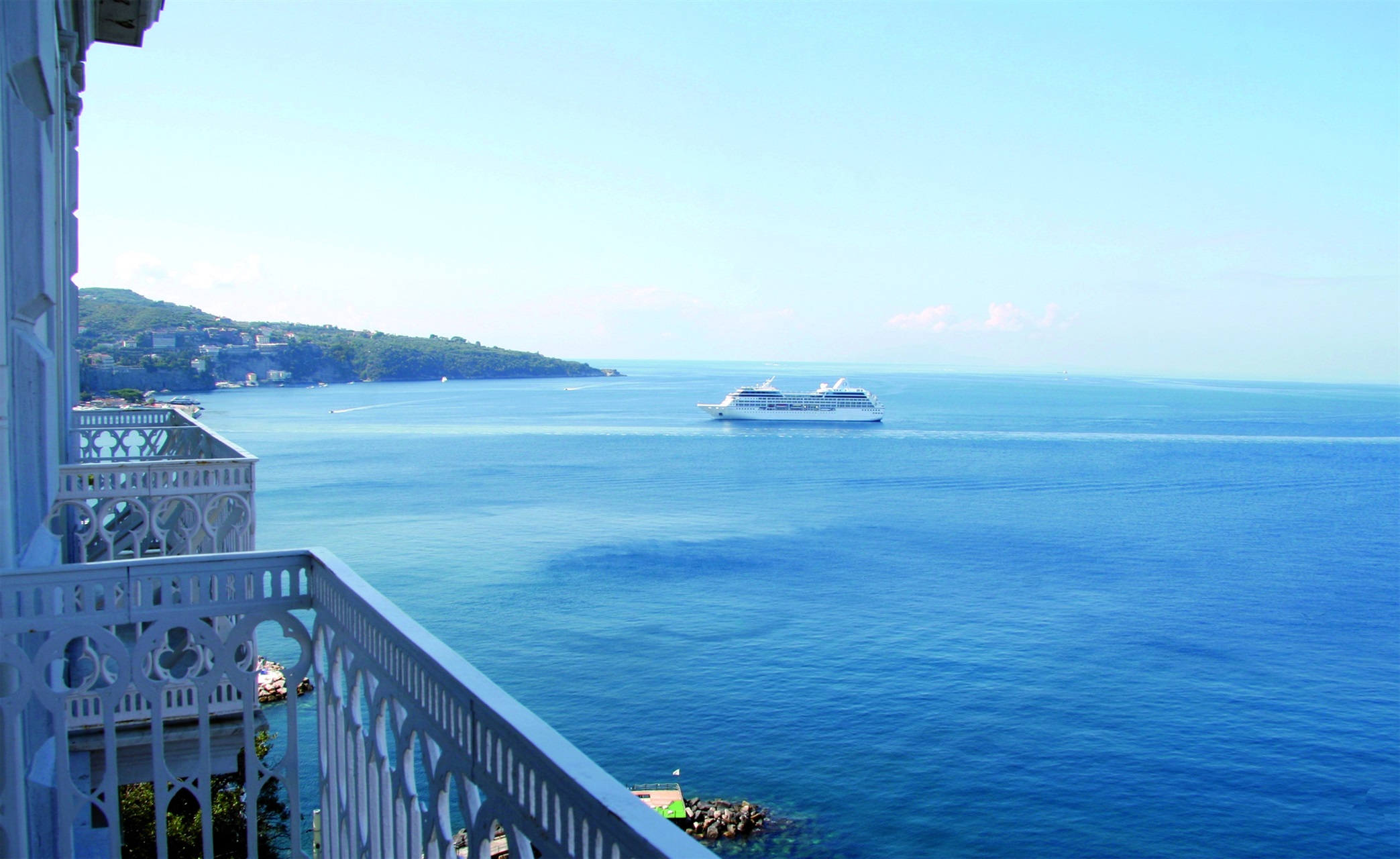 Балкон с видом на Адриатическое море