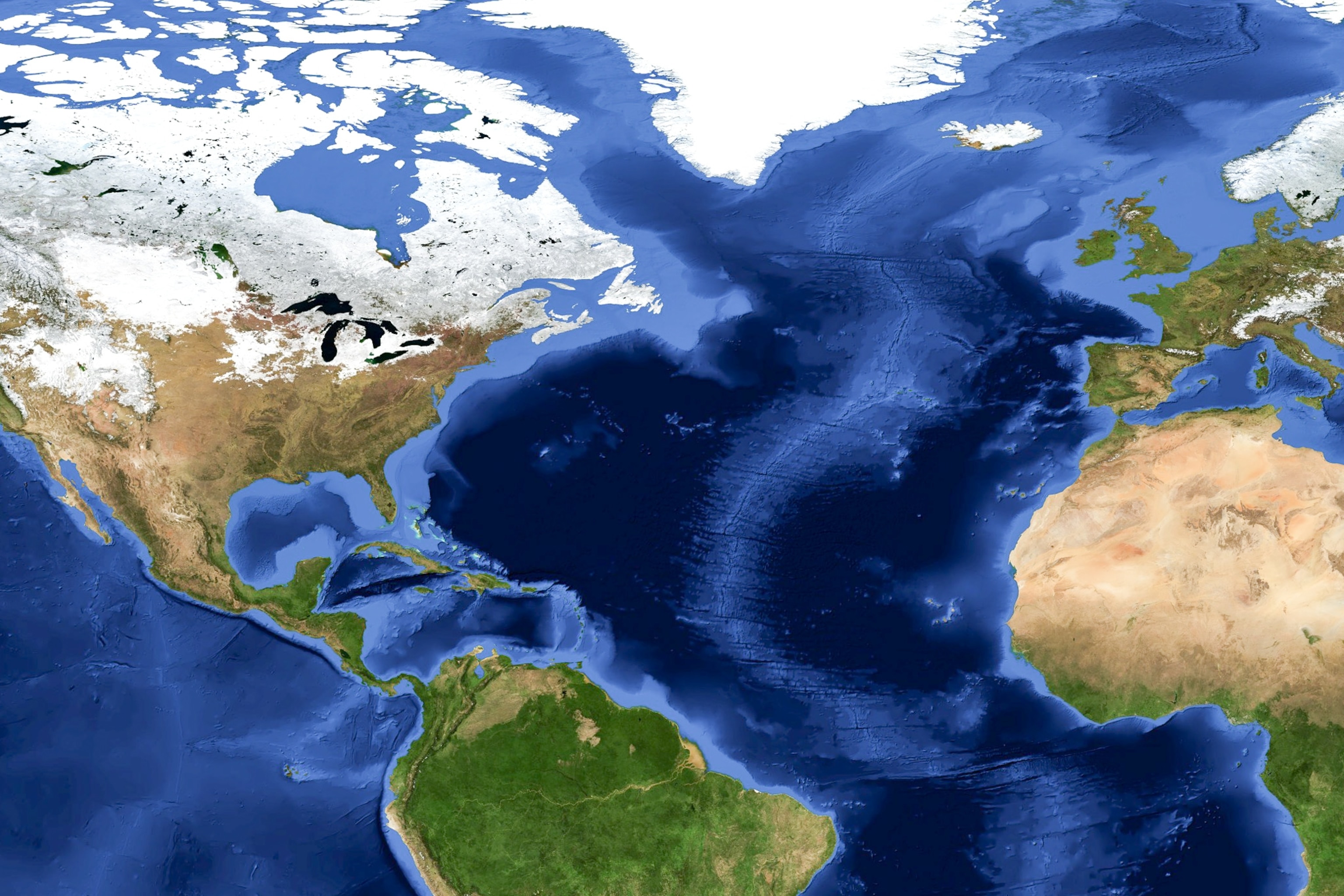 Атлантический океан Северная Америка
