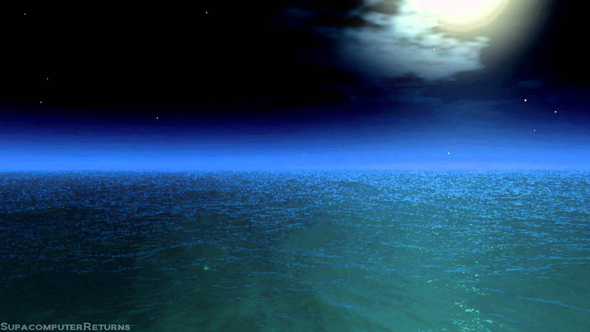Море ночью вид сверху