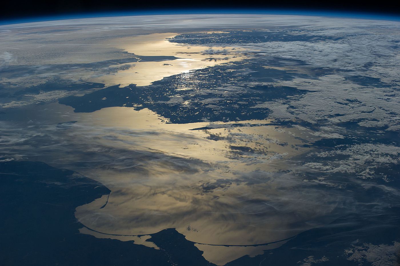 Балтийское море фото из космоса