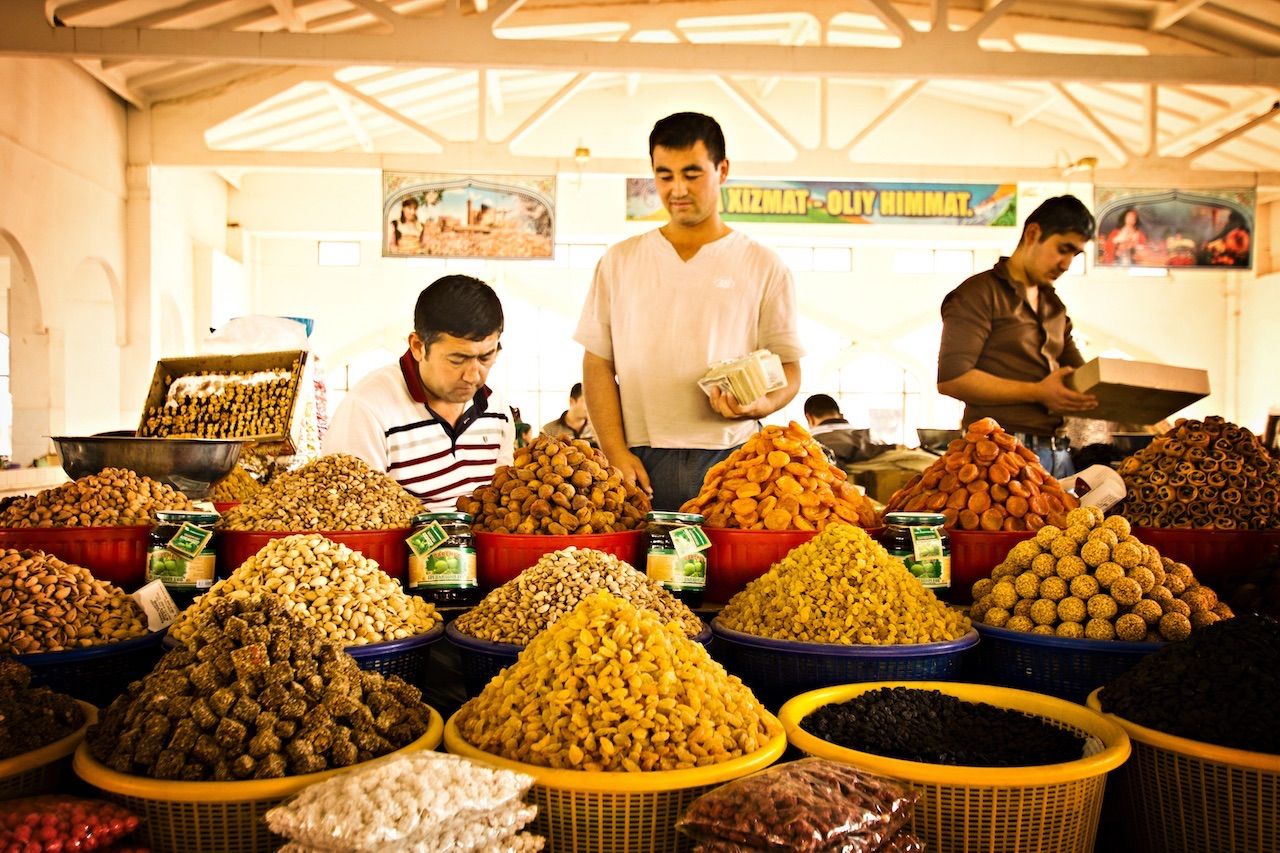 Рынок Бухара Узбекистан