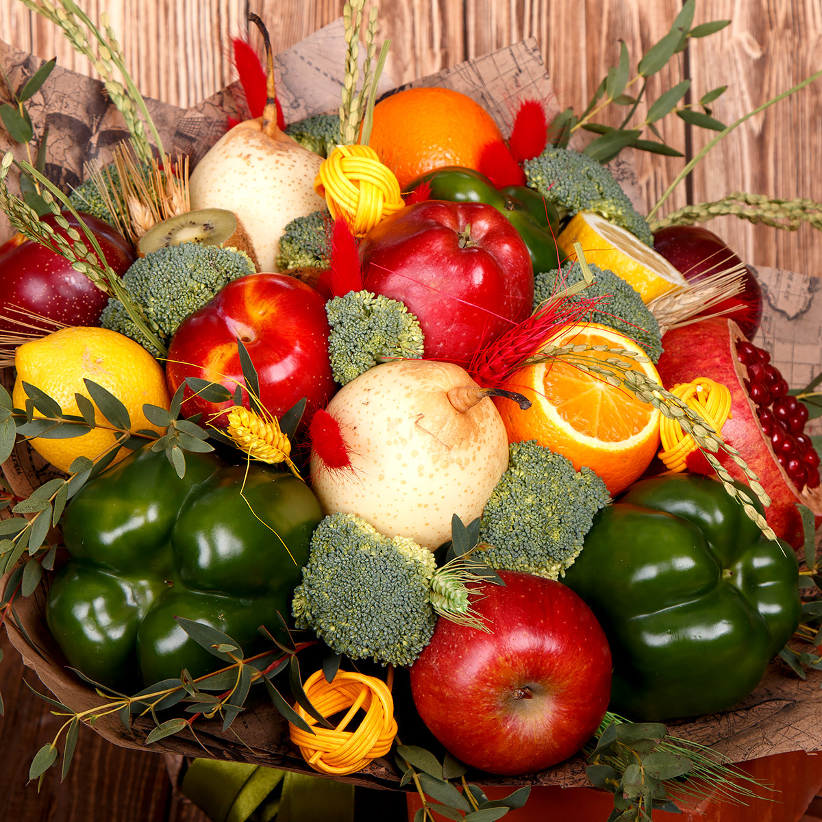 картинки осенний урожай овощей и фруктов