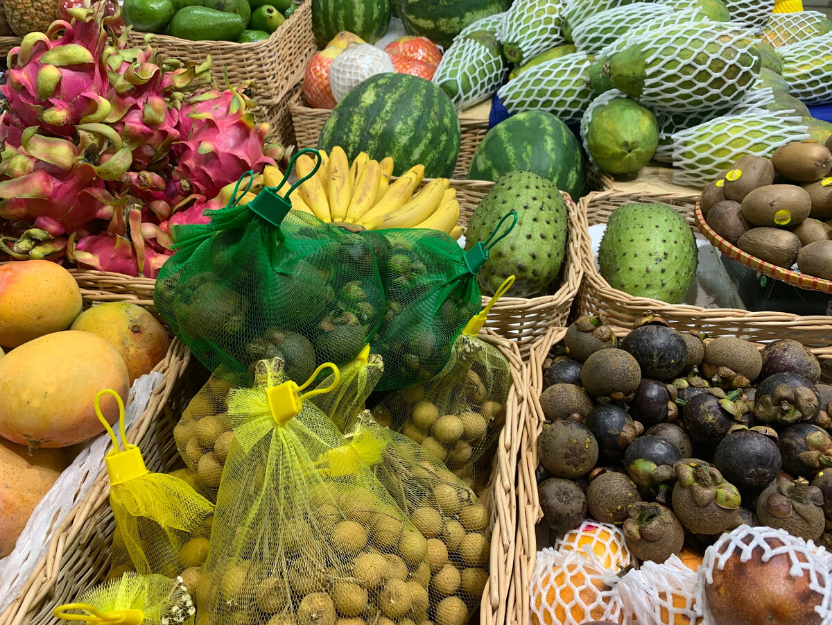Рынок экзотических фруктов