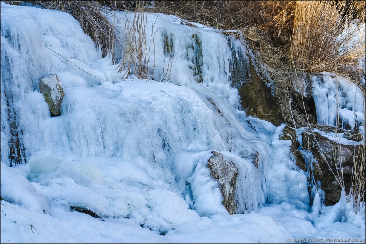 Абзановский ледяной водопад