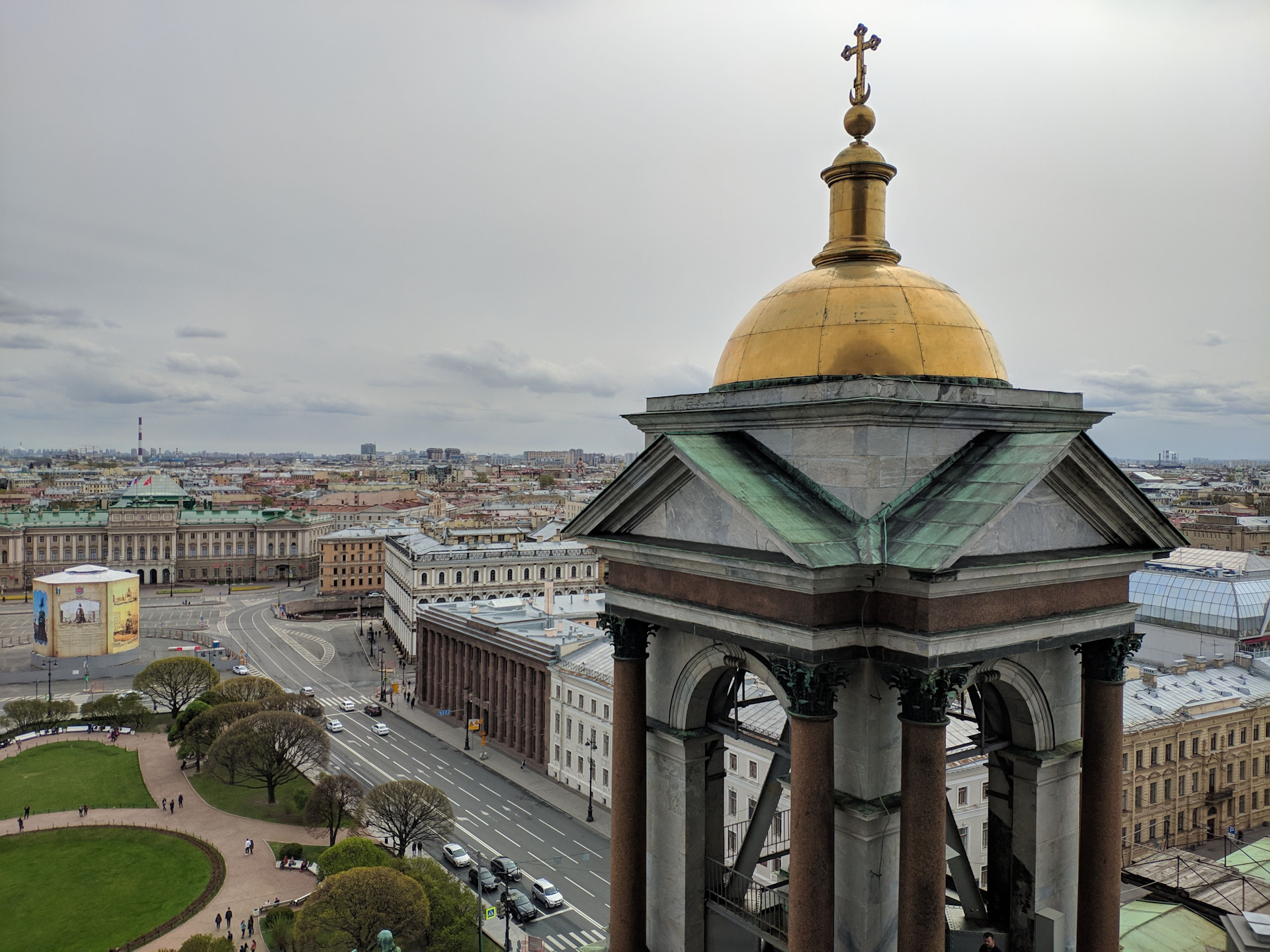 Исаакиевский собор в санкт петербурге вид сверху фото