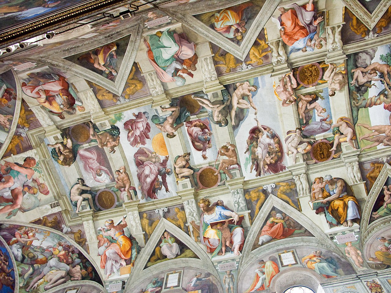 Микеланджело фрески Сикстинской капеллы