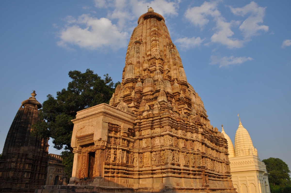 Храм Каджурахо древней Индии