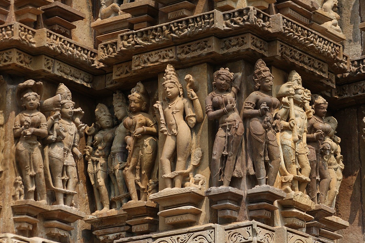 Скульптуры кхаджурахо индия
