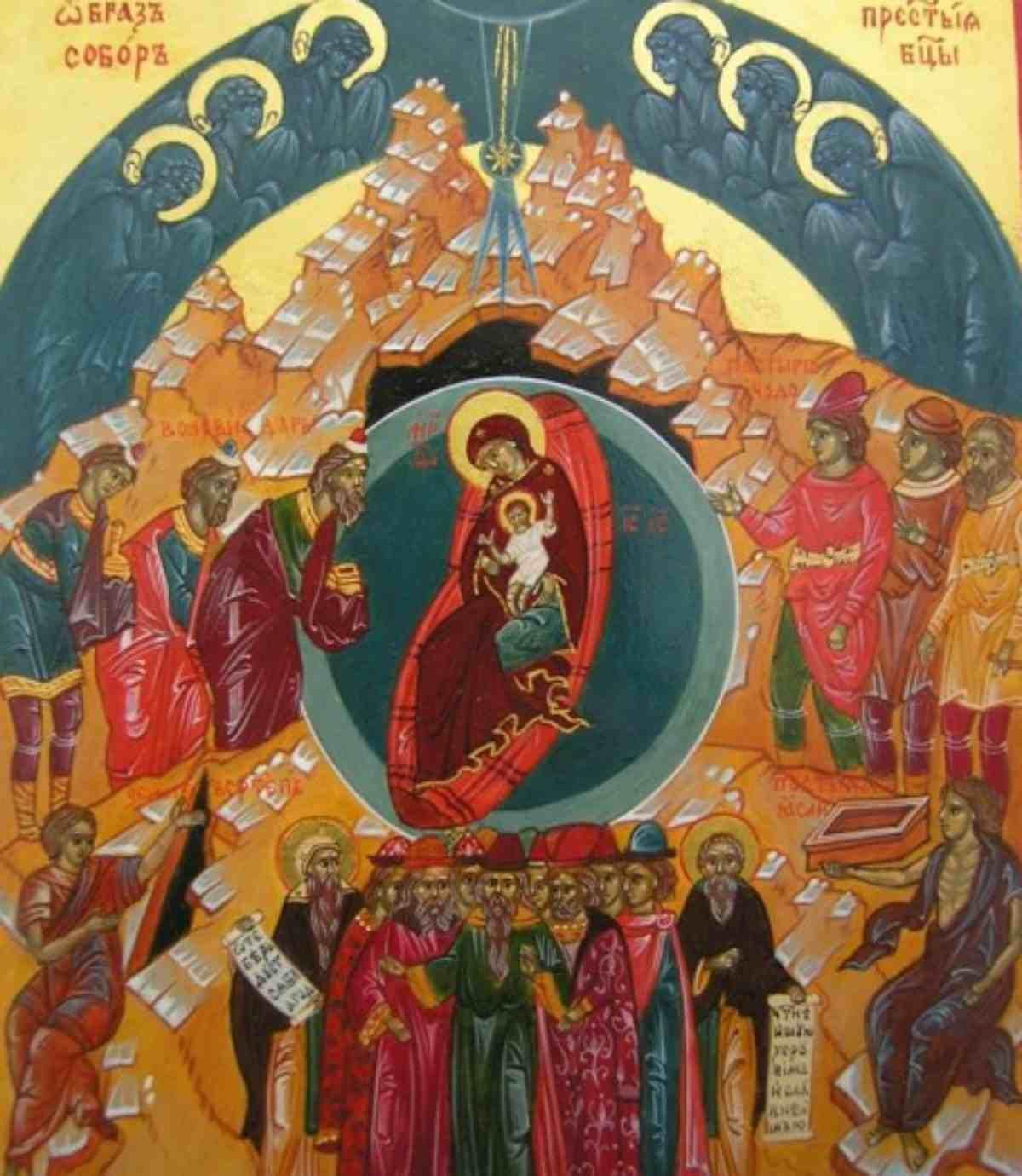 Икона собор божией матери