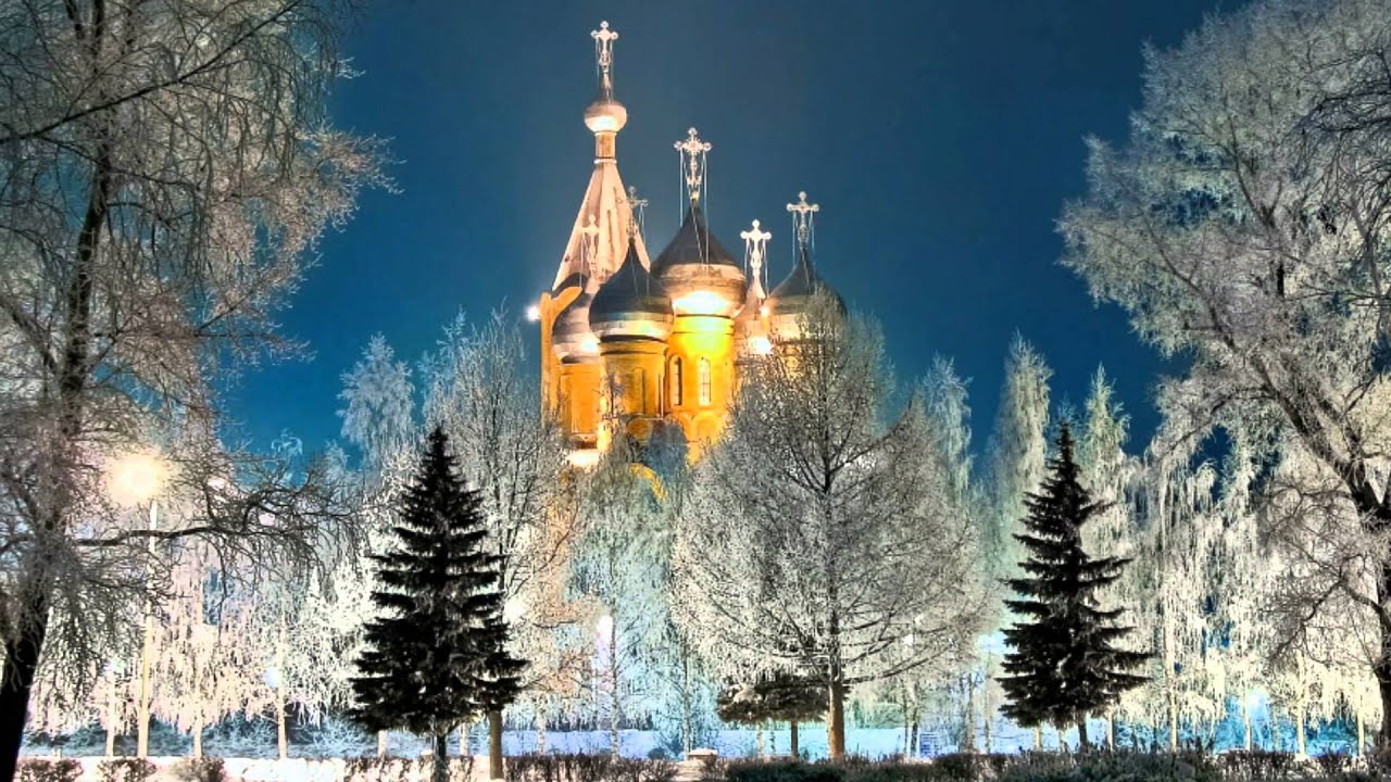 Церковь зимой