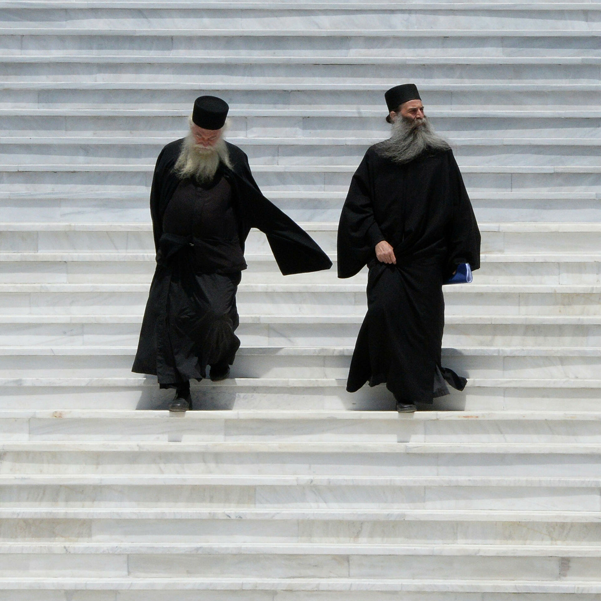 монахи горы афон