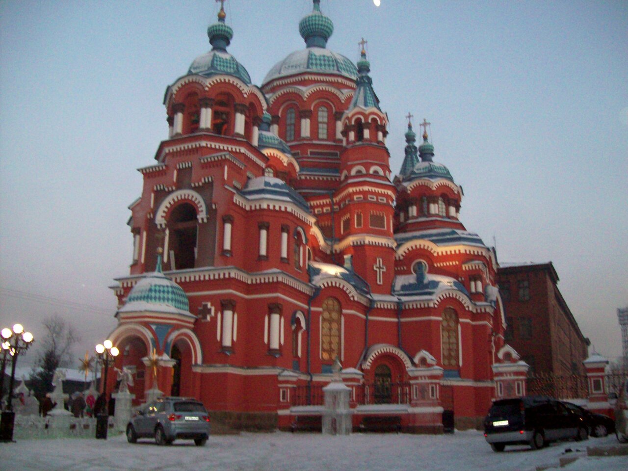 Собор Казанской иконы Божьей матери Иркутск зима