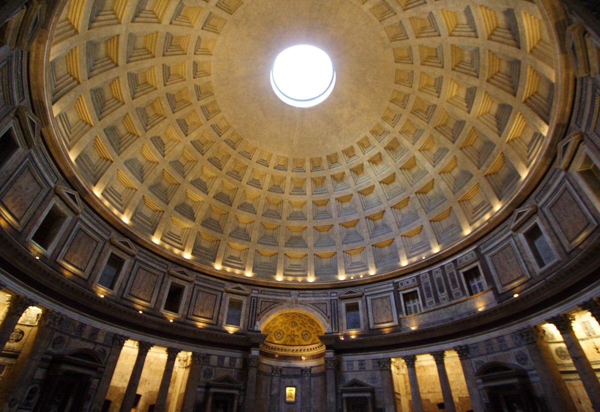 Пантеон Рим внутри
