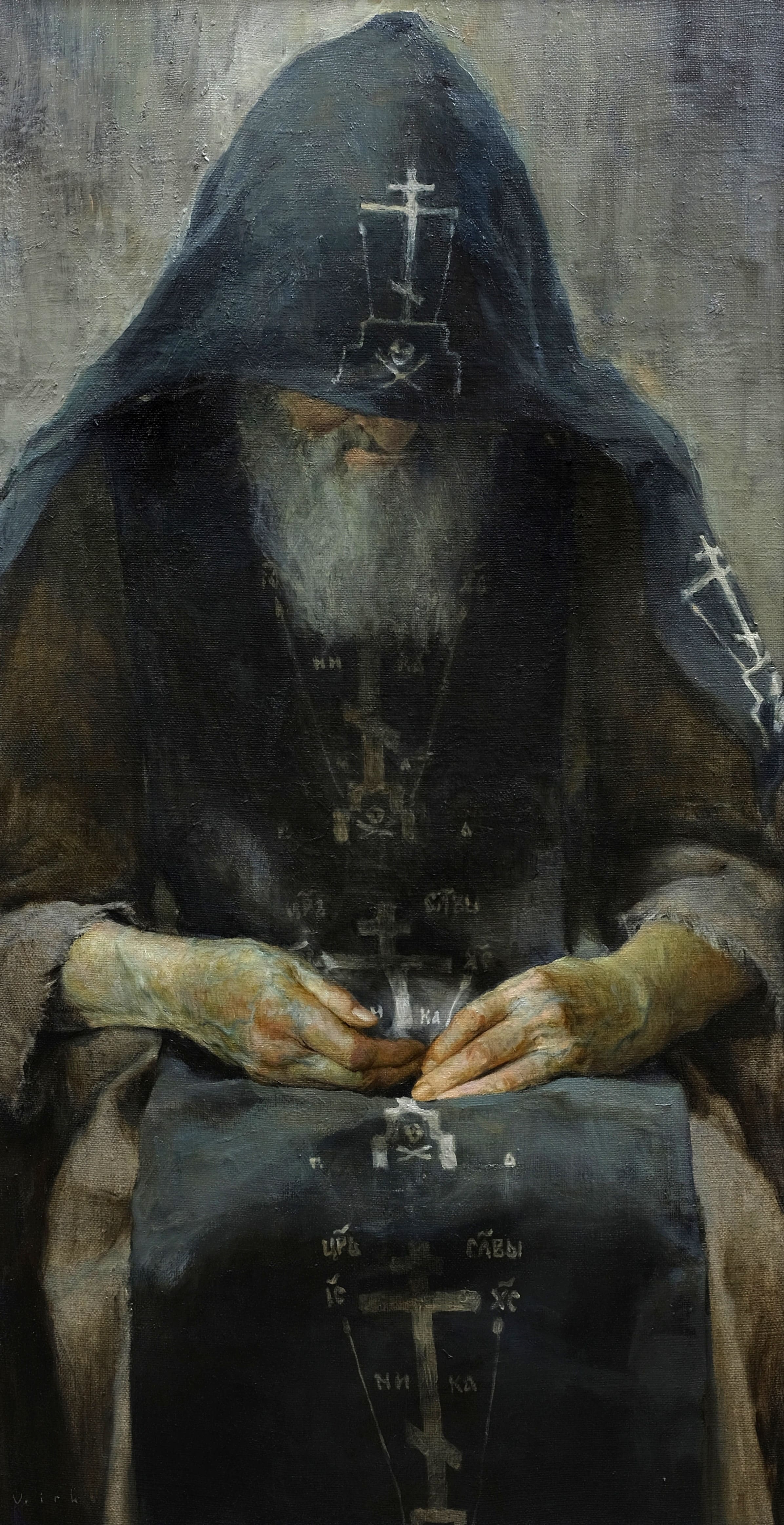 Картина Православие схимник
