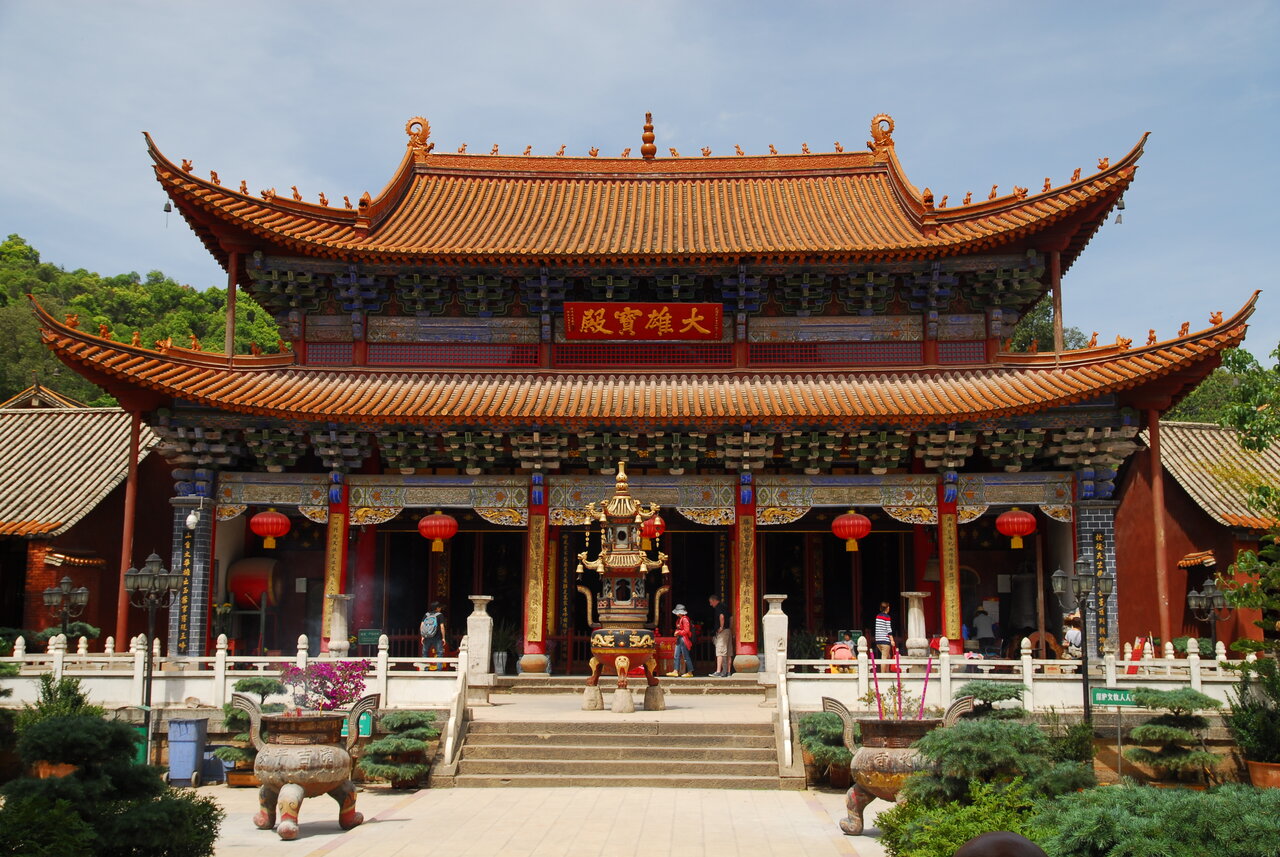 Храм пагода в китае